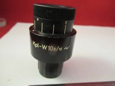 ZEISS GERMANY EYEPIECE OCULAR 464043 OPTICS MICROSCOPE PART AS PICTURED 39-A-19