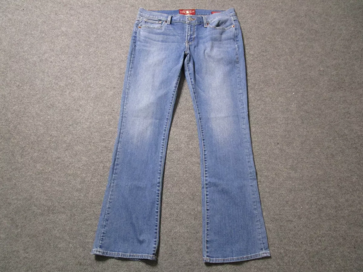 Lucky Brand Jeans Womens 12 31 Blue Charlie Baby Boot Stretch