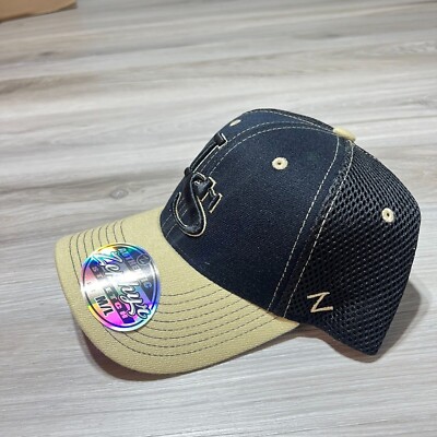 Zephyr - Cappello Snapback NCAA Ufficiale, Colore Nero, Con Grafica Ricamata 3D Della Squadra - 3