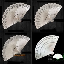 Stainless Steel Men's Folding Fan Chinese Style Tai Chi Gifts Kung Fu Fan 1PC