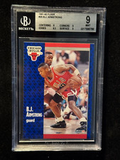 1991 Fleer B.J. ARMSTRONG, BGS 9 MINT, Extreme LOW POP (1)  and Only ONE Higher!