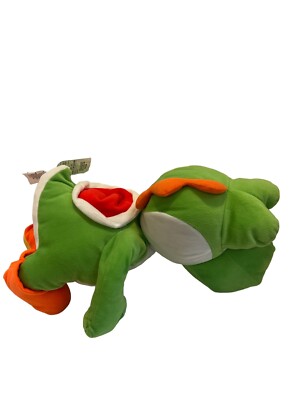 Super Mario Bros Yoshi Jumbo Plush 21” Stuffed Plush Nintendo w