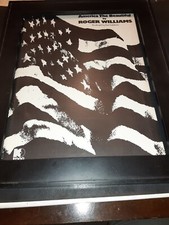 Roger Williams America The Beautiful Rare Original Promo Poster Ad Framed!
