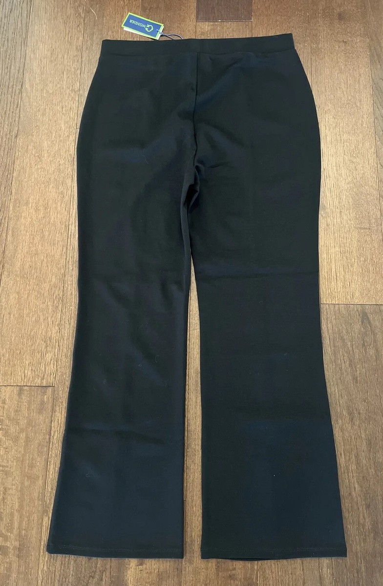 【WONDER WONDER】Loin stitch bootcut cotton pants c-wonder-by-christian-siriano-