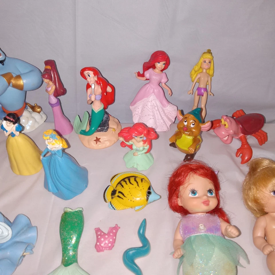 Disney Русалочка ПВХ Фигурки Лот из 24 шт. Игрушка для Торта Золушка - Изображение 2 из 4