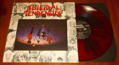 SUICIDAL TENDENCIES 1st ALBUM LP *EU* RED SPLATTER VINYL LTD 2000