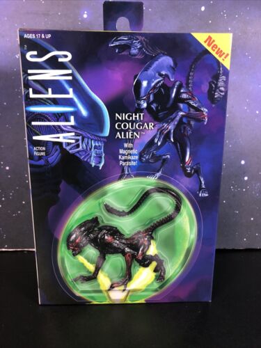 Neca Aliens Night Cougar Alien mit magnetischem Kamikaze Parasit neu versiegelt - Bild 2 von 9