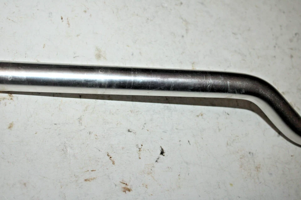 Manillar TranzX Components MTB 25,4 mm 63 cm 2" barra elevadora plateada envío rápido a EE. UU. Foto 4 de 4