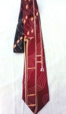 Trombone Ties Instrument Neckties Mens Music Notes Orchestra Band Neck Tie