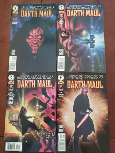 STAR WARS DARTH MAUL COMICS SET 1 2 3 4 DARK HORSE VARIANT ADVENTURES RON MARZ