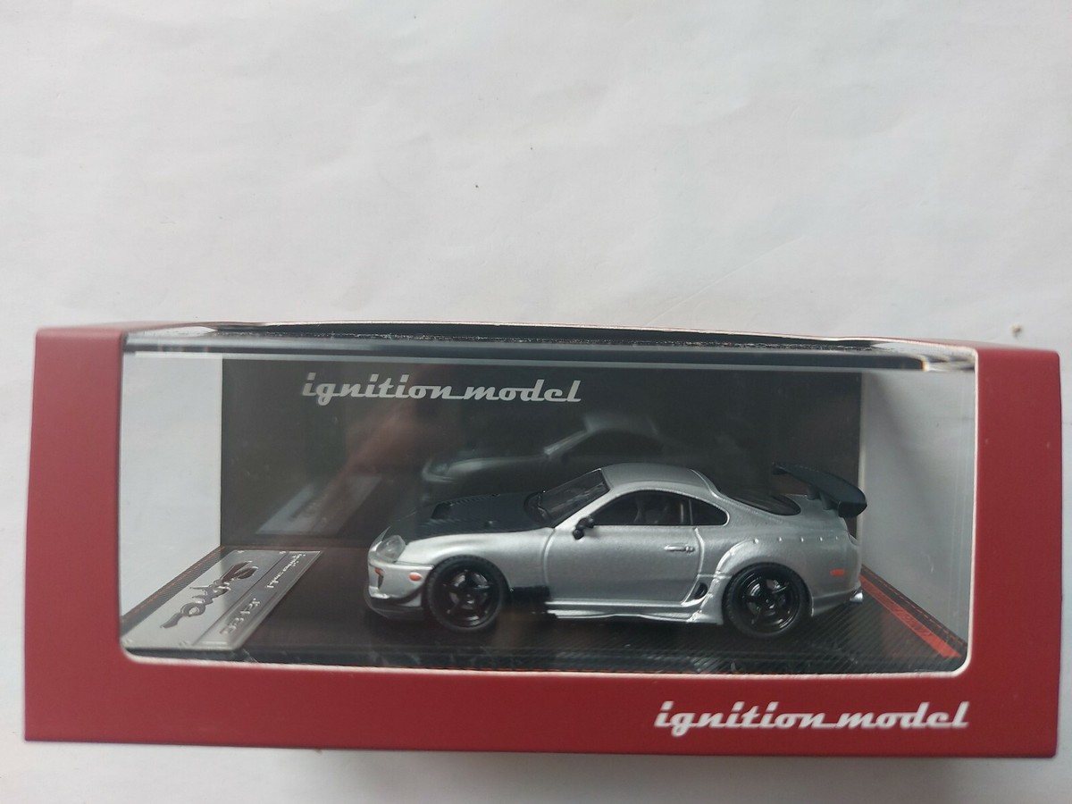 Modèle Réduit 1/64 Toyota Supra RZ Rouge Métallisé - Marque Ignition Model, Neuf, Boîte Collector