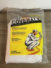 DuPont Tyvek Coveralls XL White Disposable Paint Suit 1411B Protective