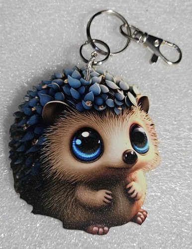 3" Acrylic Hedgehog Custom Keychain 4 CHARITY - Bild 1 von 3