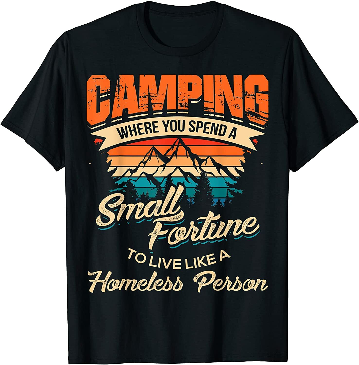 NUEVA CAMISETA LIMITADA de regalo de campamento con dichos para campistas hombres mujeres - HECHA EN EE. UU.