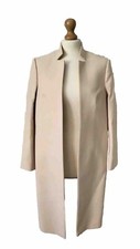 L.k.bennett Ct Violet Pastel Peach Edge To Edge Coat Size 8 Bnwt Rrp £350