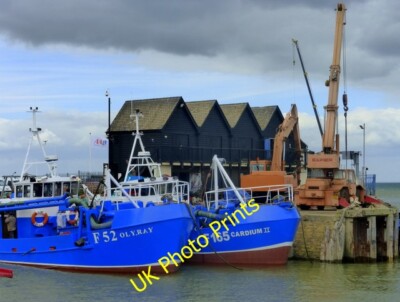 Photo 6x4 Fishing vessels in Whitstable Harbour The F52 OLY-RAY and the F c2015
