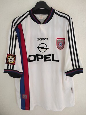BAYERN MUNICH 1995-1997 Klinsmann 18 Opel camiseta shirt trikot
