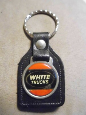 Schlüsselanhänger White Trucks Gesamtlänge 9,5 cm