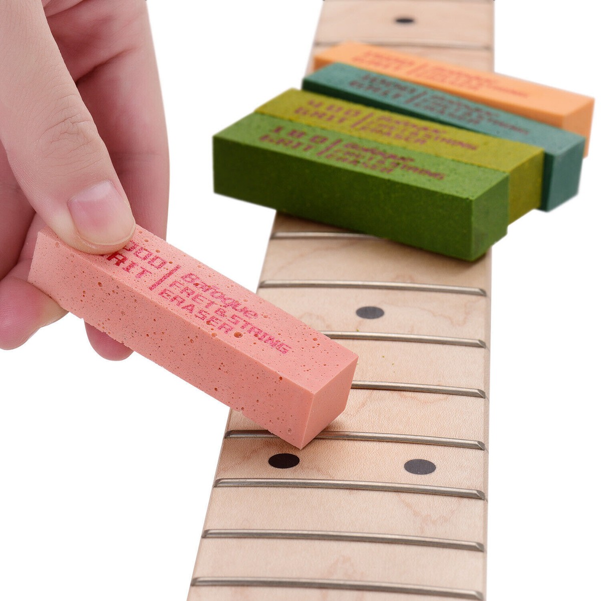Guitar String Eraser, 5 Peças Fret Dust Cleaner Fretboard  Jm