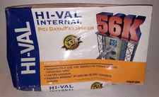 Hi-Val Internal PCI Data / Fax Modem 56K V.92 Model # H56IP-00R - New Sealed