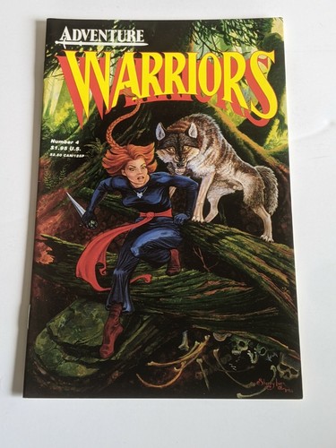 Warriors #4 July 1988 Adventure Publications Comics - 第 1/9 張圖片