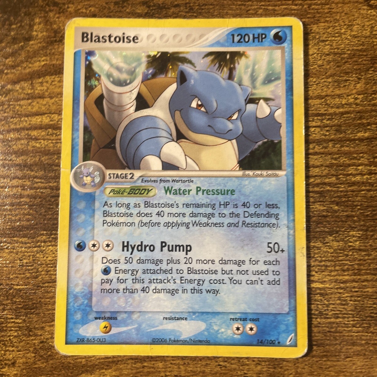 Blastoise ホロカード 100 HP Blastoise 14/100 Cosmos Holo Rare Crystal Guardians HP | eBay