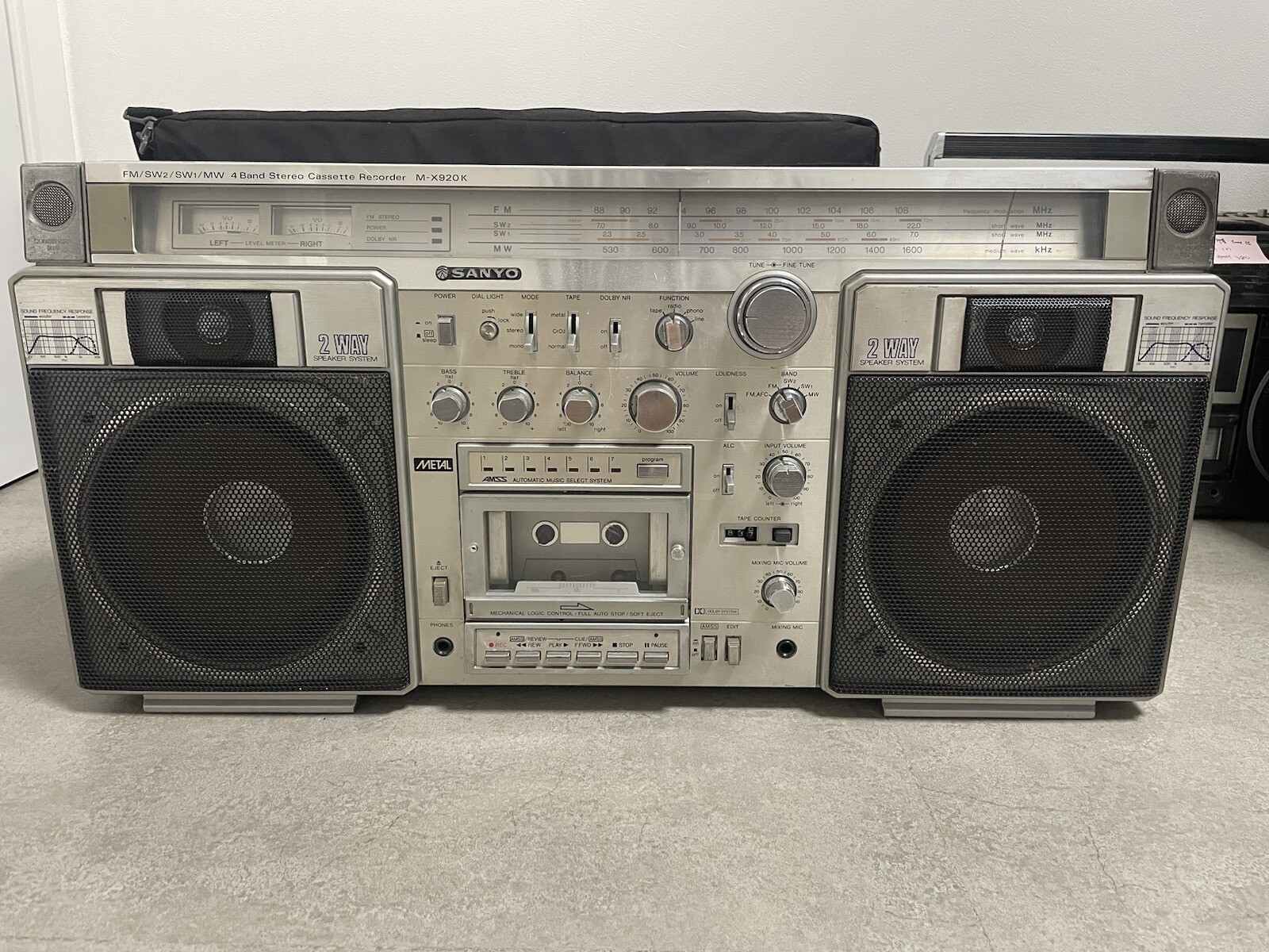 Vintage Ghettoblaster Boombox THOMSON MRK 472T (Sanyo M-X320 Viviers