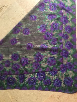 Foulard En Soie Emmanuel Ungaro Occasion - Carré, Multicolore, Très Bon état (TBE)