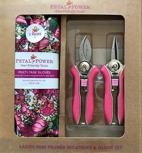 ladies gardening gloves gift set