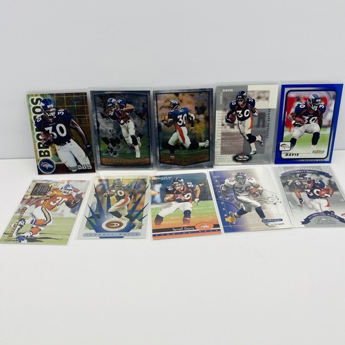 Terrell Davis 50 Card Lot NFL MVP HOF Denver Broncos - Picture 3 of 6