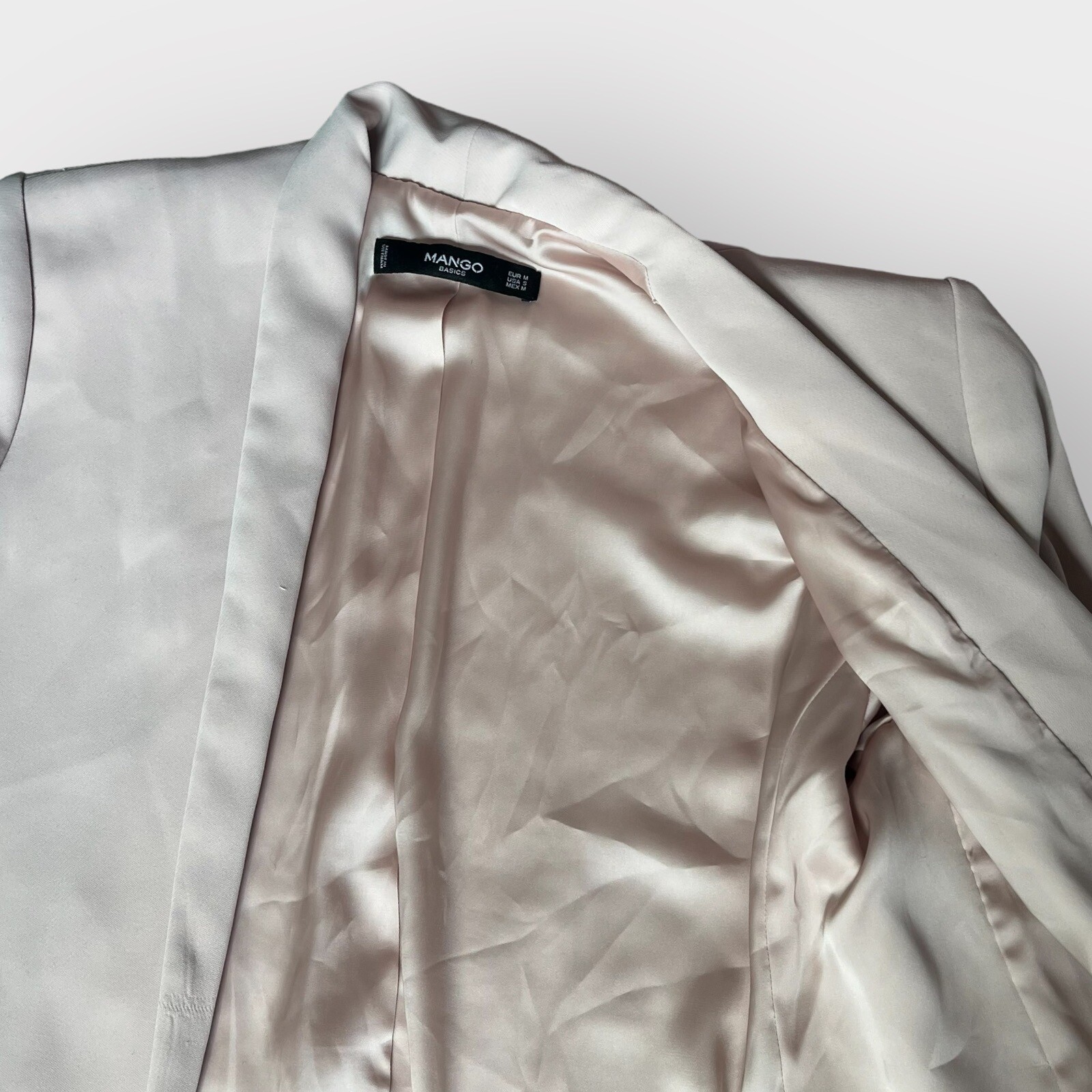 Mango Soft Pink Blush Essentials Structured Blazer - image 5