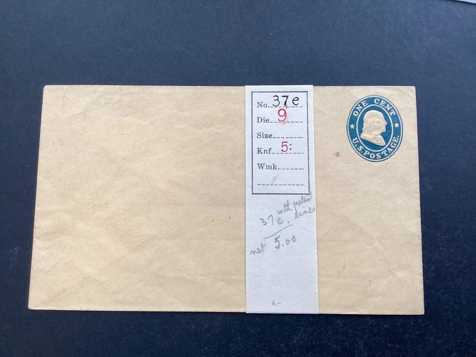 ICOLLECTZONE US U19 S7 K22u Die 1, 2, 3, 5 Mint Entire Cover (B400-30) - Image 2 of 4