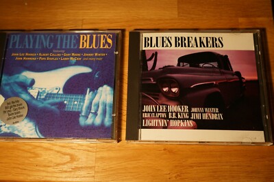 2 CDs - Playing the Blues + Blues Breakers (Johnny Winter, Ray Charles, BB King)