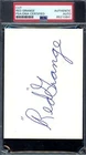 Red Grange PSA DNA Coa Signed 3x5 Index Card Cut Autograph