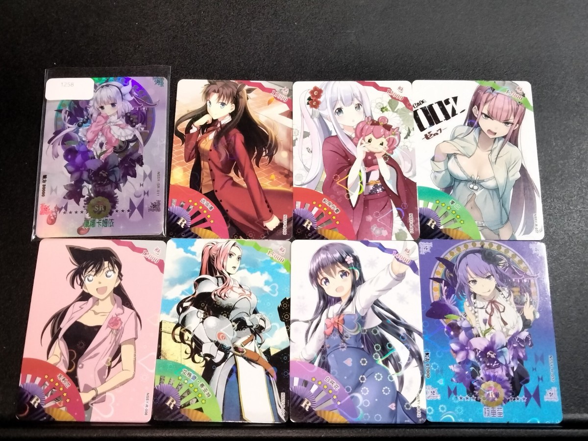 Zero Two 8 Card Goddess Story Trading Card TCG Waifu Anime | eBay