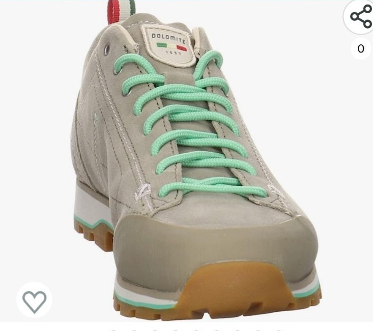 Botas de Senderismo Dolomite para Mujer Zapato Cinquantaquattro Bajo con Elevación Talla 5 Nuevas Nb