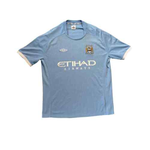 Manchester City Soccer Jersey Umbro Vintage - image 1