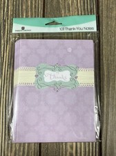 American Greetings Purple Blue Thanks Thank You Cards With Envelopes