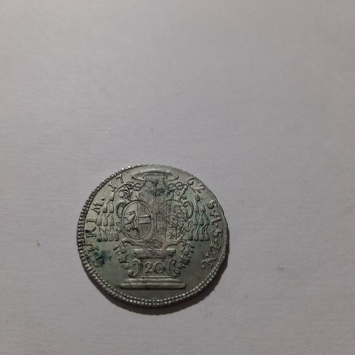 Ausnahmequalität Salzburg Graf Schrattenbach 20 Kreuzer 1762 stampsdealer - Bild 2 von 3