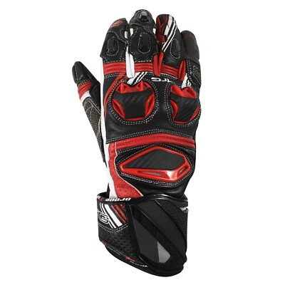 Guanti Da Moto In Pelle BI ESSE Con Protezioni In Carbonio - Per Pista E Sportivi - Foto 10