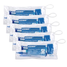 5x Ortodoncia Dientes Cuidado de Limpieza Oral Kits de Viaje Cepillo Hilo