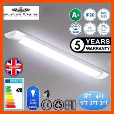 2-6 Fuß LED Streifen Licht Latten Röhre Licht Büro Geschäft Garage Decken Lampe Tageslicht