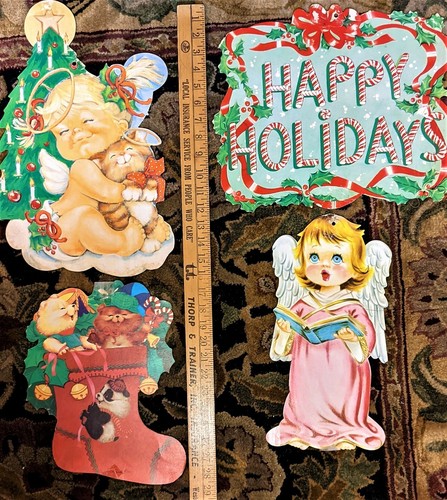 Christmas Window Decor, Light Cardboard Fussy Cut for Crafts, Printable Vintage - Picture 5 of 9