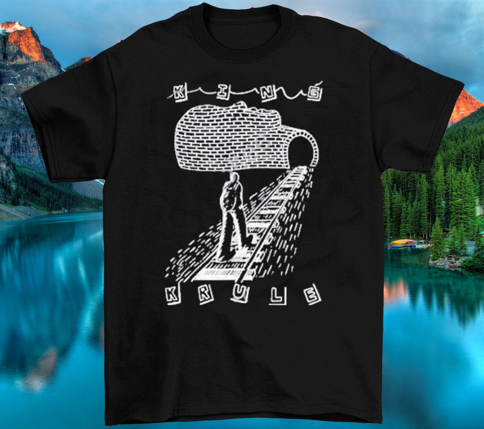 Vtg King Krule Train Heavy Cotton Black All Size Unisex Shirt