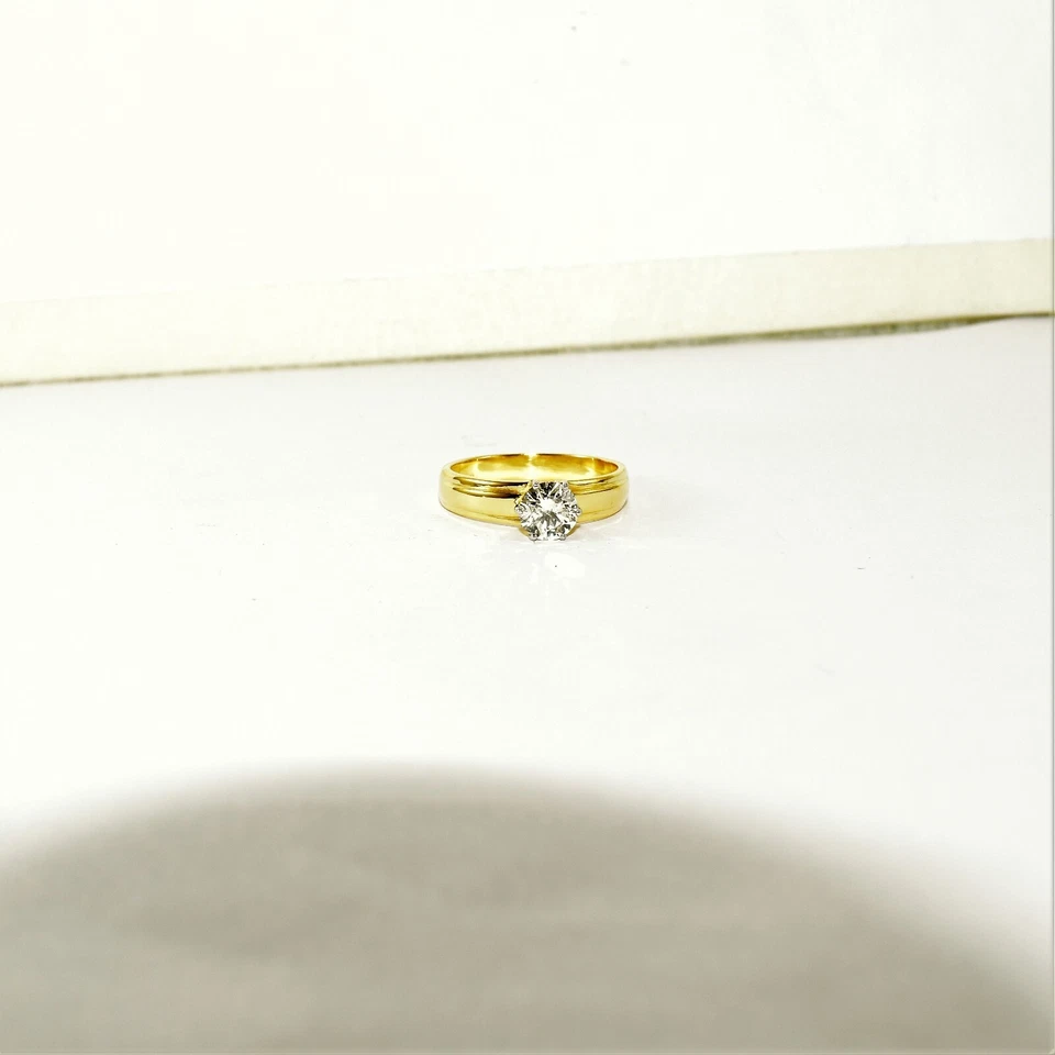 Diamante Natural Anillo,925 Plata de Ley,Brillante Corte Diamante,Anillos para - Imagen 4 de 4