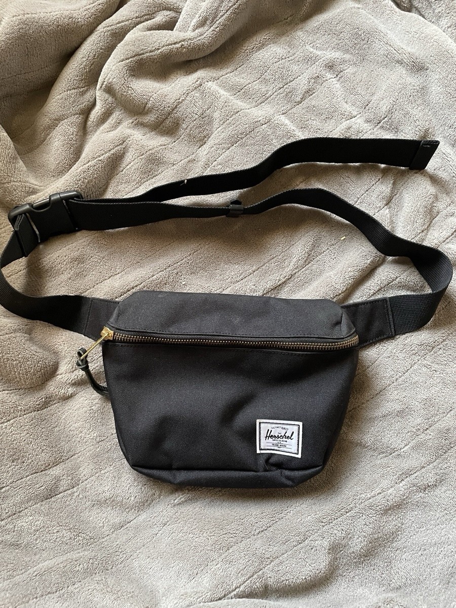 Classic Herschel Supply Company Waist Pack Fanny Pack Belt Bag Black View 6
