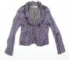 Linea Raffaelli Damen lila Blazer Jacke Grö�...