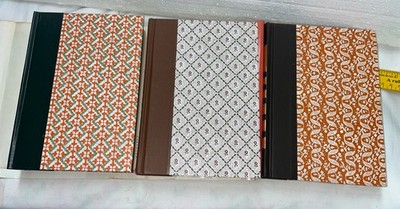 Lot 3 Vtg Readers Digest Condensed Books Colored Covers Staging Decor Library