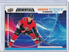 Erik Brannstrom 2019-20 Upper Deck Credentials Rookie Science Card #RS-04. rookie card picture