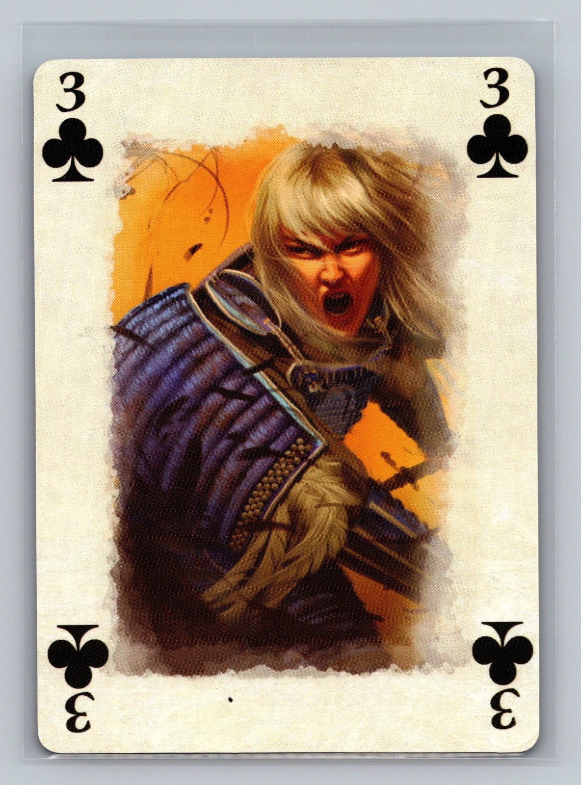 Doji Hoturi Legend of the Five Rings L5R Crane Clan Playing Cards Tony Foti Art